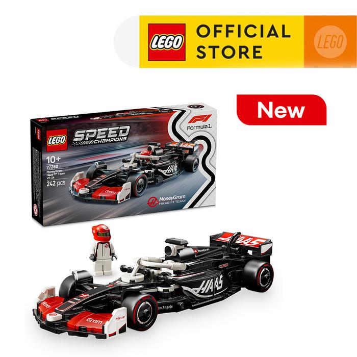 Gambar LEGO Speed Champions 77250 MoneyGram Haas F1 Team VF-24 Race Car (242 Pieces) Mainan Susun (10 Tahun+) dari Kios SNT shop undefined Tokopedia