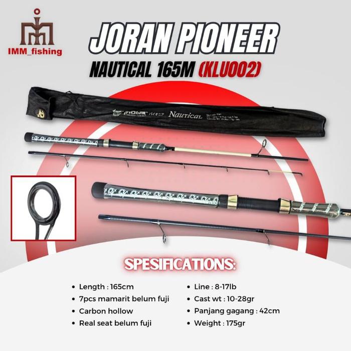 Gambar Joran Pioneer Nautical | Tongkat Pancing | Fishing Rod - 165 dari PASAR sugar573 undefined 3 Tokopedia
