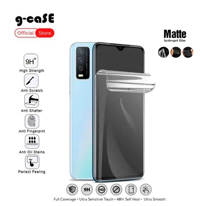 Gambar G-Case For VIVO Y19 S Y27 Y28 Y29 Y27S Y73 Y73S Y73T 5G ANTI GORES JELLY HYDROGEL MATTE  FULL SCREEN - VIVO Y27S, DEPAN dari G-caSE Official Store undefined Tokopedia