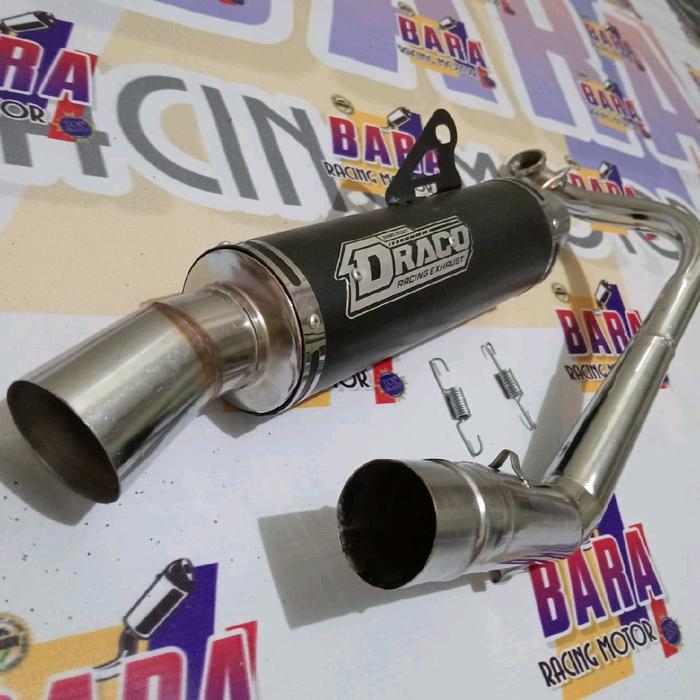 Gambar Knalpot Samlong Draco BEAT(Fi,Karbu,Esp,Deluxe,Street,Pop),Scoopy karbu,scoopy fi/new,Genio,Spacy,vario 110fi/led Motor Besi - Draco, Beat fi dari Bara racing motor undefined Tokopedia