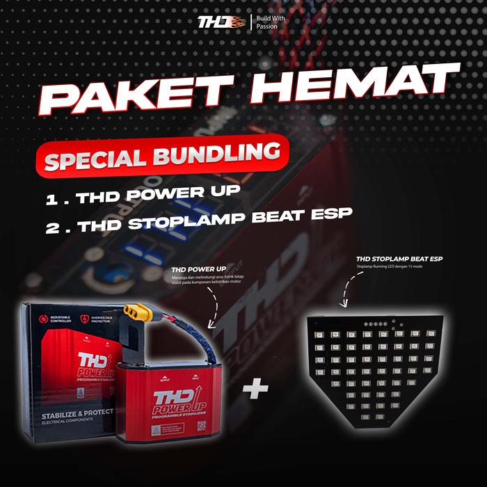 Gambar THD Paket Hemat Bundling THD Power Up Motor & Stoplamp Beat ESP Beat Street Beat Eco 2016-2019 Pengstabil Kelistrikan Aki Motor dari THD PERFORMANCE undefined Tokopedia