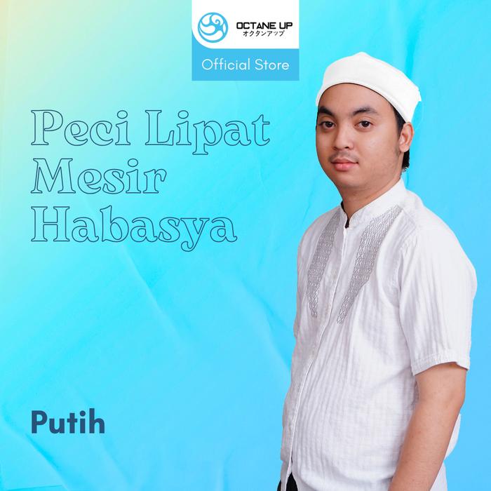 Gambar Octane Up Peci Lipat Habasya Mesir Premium Octane Up Muslim Kopiah Dewasa Songkok Putih Hitam Pendek - Polyester Jersey Lycra - Haji Pria Stylish Praktis untuk Menemani Aktivitasmu - Putih dari Octane Up Store undefined Tokopedia