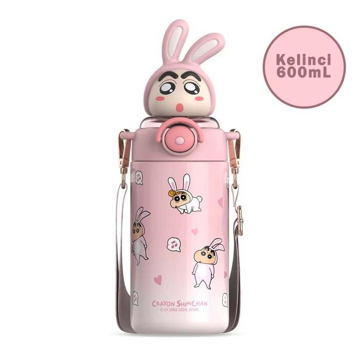 Gambar Crayon Shinchan - Botol Minum Lucu / Tumbler Plastik Tritan 650ML Botol Anti Tumpah Crayon Sinchan Collections - Pink-600ml dari Disney Tumbler Store undefined Tokopedia