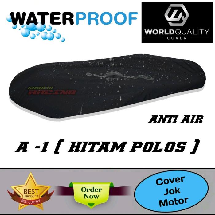 Gambar SABLON WORLDQUALITYCOVER Sarung jok motor cover jok motor pelindung body jok motor universal vario beat scoopy aerox nmax fazzio fino nex soul gt universal jok motor - hitam, JOK KECIL SABLON dari worldqualitycover Kab. Cilacap Tokopedia