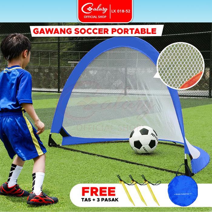 Gambar SPEEDS Gawang Jaring Lipat Goal Portable 180cm L XL XXL Latihan Sepak Bola Indoor Outdoor Gol Portabel Soccer Football 018-52 dari Winadyashop undefined Tokopedia