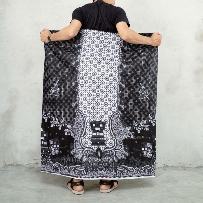 Gambar Sarung Menara Kudus [Katun] - Batik Paduka Exclusive - Kain Sholat Motif Printing Muslim Santri Pria Dewasa Pekalongan  bisa untuk Wanita ada Hitam Dingin dan Jatuh - Menara Abu dari Batik Paduka undefined Tokopedia
