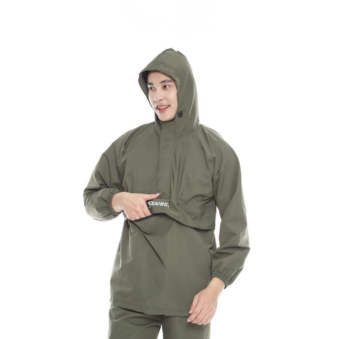 Gambar Jas Hujan Lipat Set Celana Premium Seal Pres Technology Waterproof dari Otomotif ID Store undefined Tokopedia