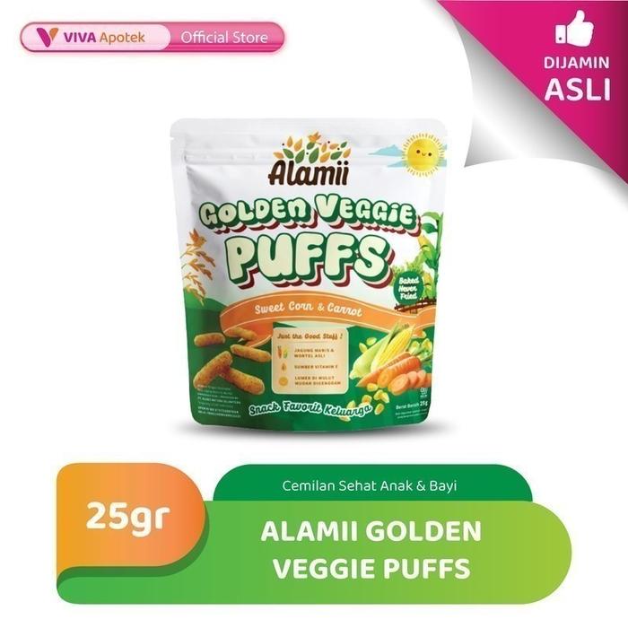 Gambar Alamii Golden Veggie Puffs Snack Anak Bebas Gluten (25 Gram) dari VIVA APOTEK undefined Tokopedia