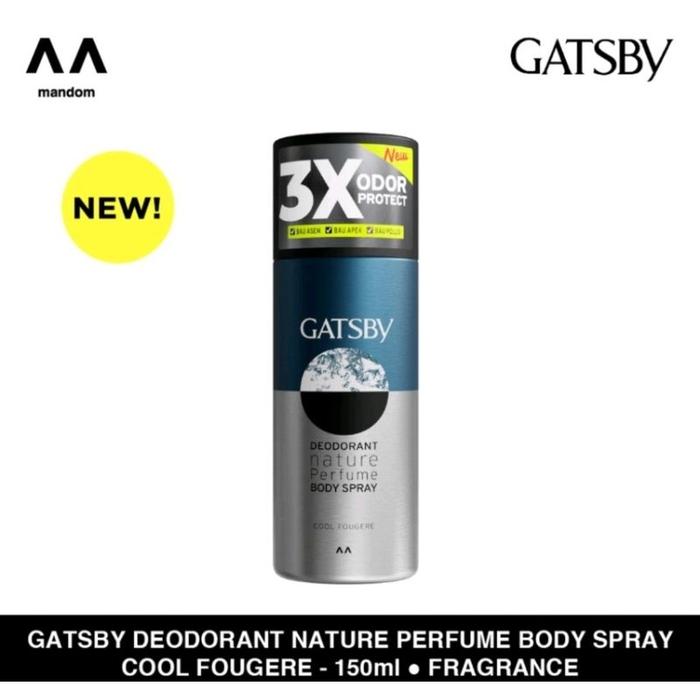 Gambar [DEODORANT SPRAY 150ML NATURAL PARFUM | BPOM] GATSBY DEODORANT NATURE PERFUME BODY SPRAY 150ML - COOL FOURAGE - CALM WOOD - PREMIUM TONKA - RELAX MUSK By Cherry Shop - COOL FOURAGE, GATSBY DEODORANT SPRAY 150ML dari CherryShopByShendywi undefined Tokopedia