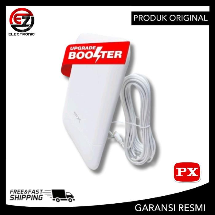 Gambar Antena TV Digital Indoor - Outdoor DVBT2 Antenna Booster 4K PX DA-6600 - Putih Televisi Kabel dari EZ Electronic Store_NEW undefined Tokopedia