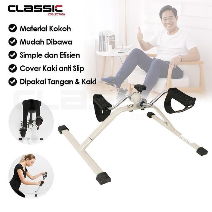 Gambar Mini Exercise Bike Portable Sepeda Statis terapi kaki stroke pengapuran dll (mini cycle) dari bancetaoi undefined Tokopedia