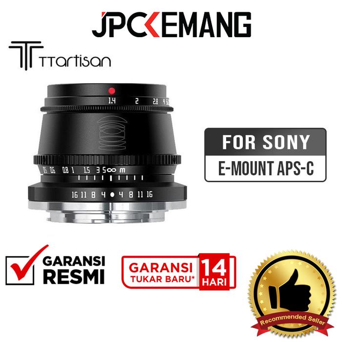 Gambar TTArtisan 35mm f1.4 for Sony E APSC TT Artisan 35mm f/1.4 for Sony Lensa Kamera Camera Lens Garansi Resmi - Black dari JPC Kemang undefined Tokopedia