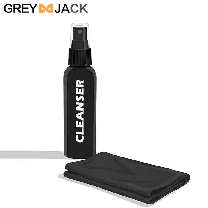Gambar Grey Jack Cairan pembersih Spray Lensa kacamata Sunglasses Frame Layar Monitor Hp atau Kamera Free Lap 60ml - CLEANSER + LAP dari Grey Jack Eyewear undefined Tokopedia