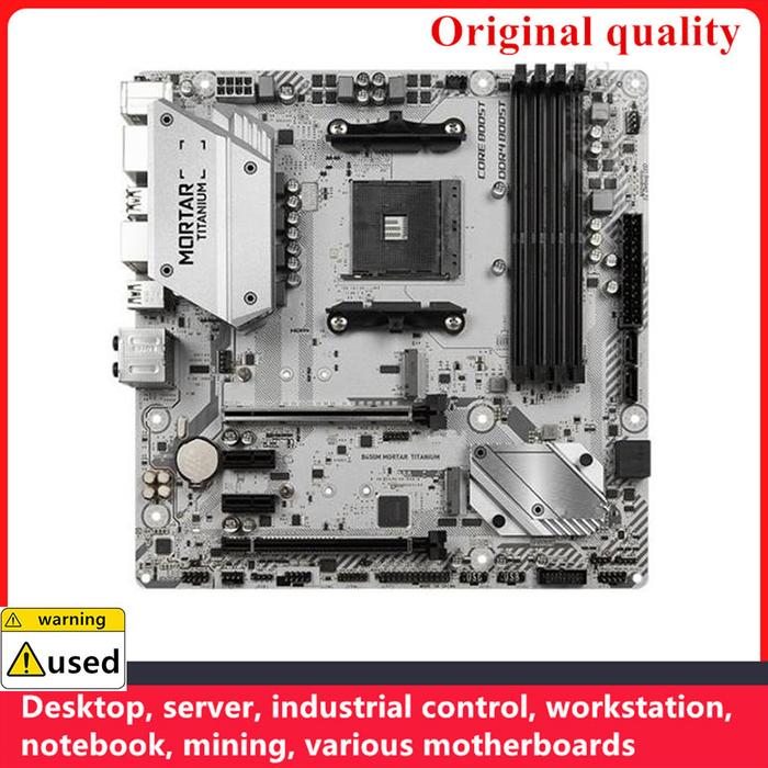 For B450m Mortar Titanium Motherboards Socket Am4 Ddr4 128gb For Amd B450  Desktop Mainboard M2 Nvme Usb30