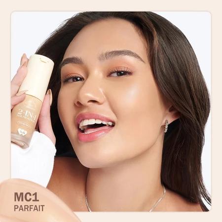 Gambar BNB Barenbliss Bloomatte Stay Confident 2in1 Foundation 20ml - MC1 Parfait  dari blivbeautystore undefined Tokopedia