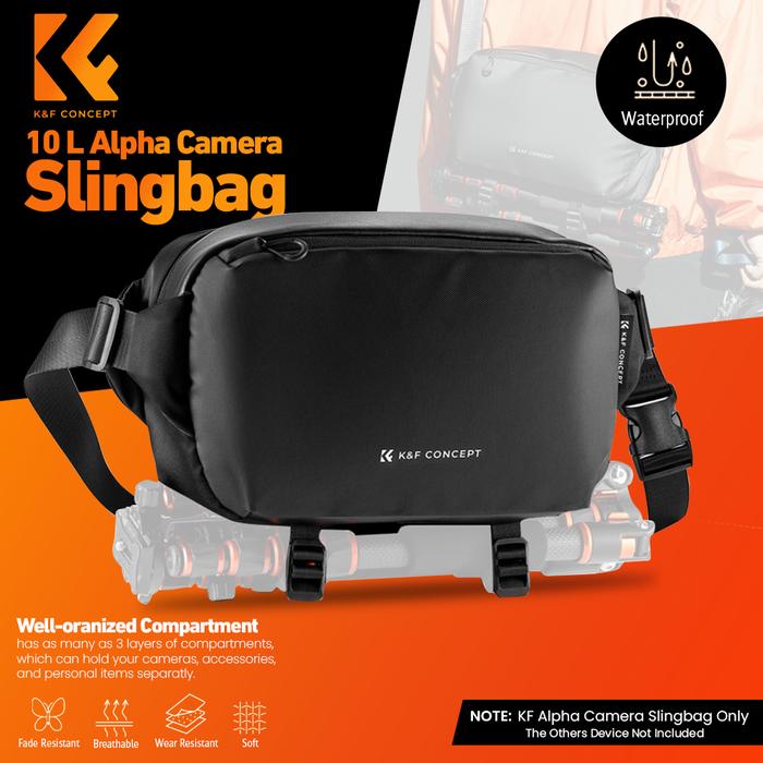 Gambar KNF Concept Tas Camera Sling Shoulder Bag for Camera and Accessories - Black dari MACRO.id undefined Tokopedia
