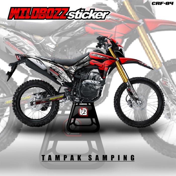 Gambar decal CRF 150L/decal supermoto full body keren (crf-84) -WILDBOZZ STICKER- - glossy (kilap) dari Wildbozz sticker undefined Tokopedia