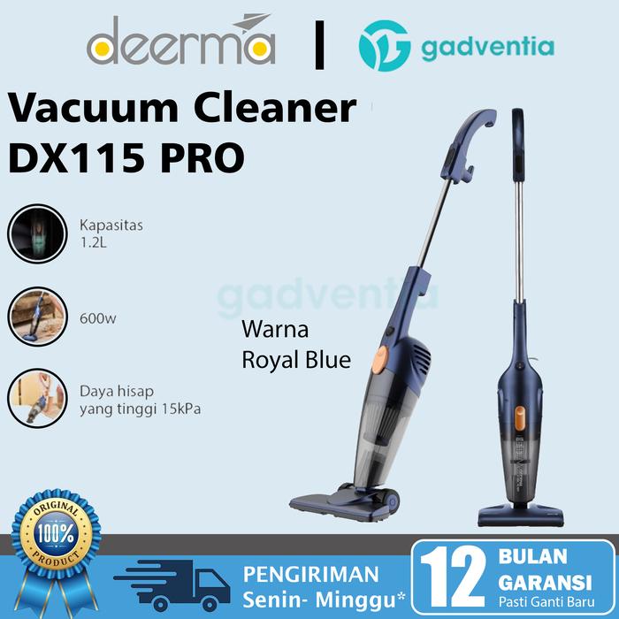 Gambar Deerma DX115C 2IN1 Vacuum Vacum Cleaner Penyedot Debu Lantai Rumah Mobil Kabel Membersihkan - DX115C PRO dari GADVENTIA undefined Tokopedia