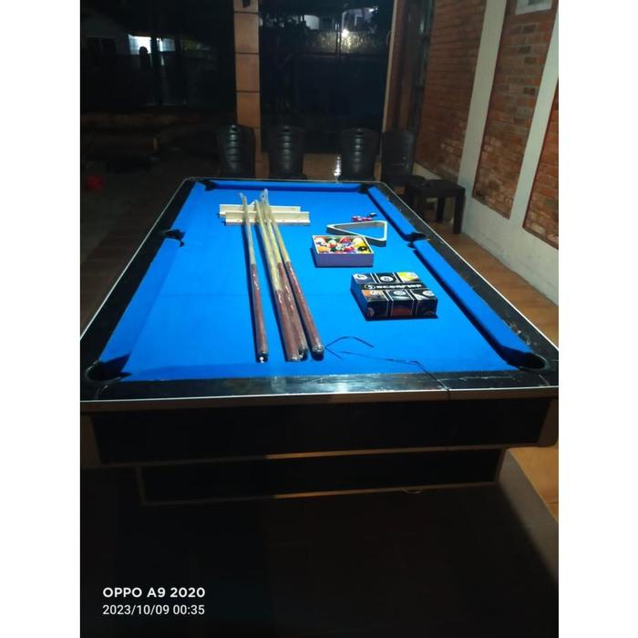 Gambar Meja billiard 7-8-9 ft set harga sampai tujuan (khusus jabodetabek) dari Sentral Billiard Klab Braga undefined Tokopedia