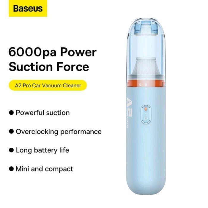 Gambar Baseus A2PRO Vacuum Cleaner Portable Penyedot Penghisap Pembersih Debu 6000pa HEPA For Home / Car A2 PRO - BLUE dari ORIGINAL-STATION undefined Tokopedia