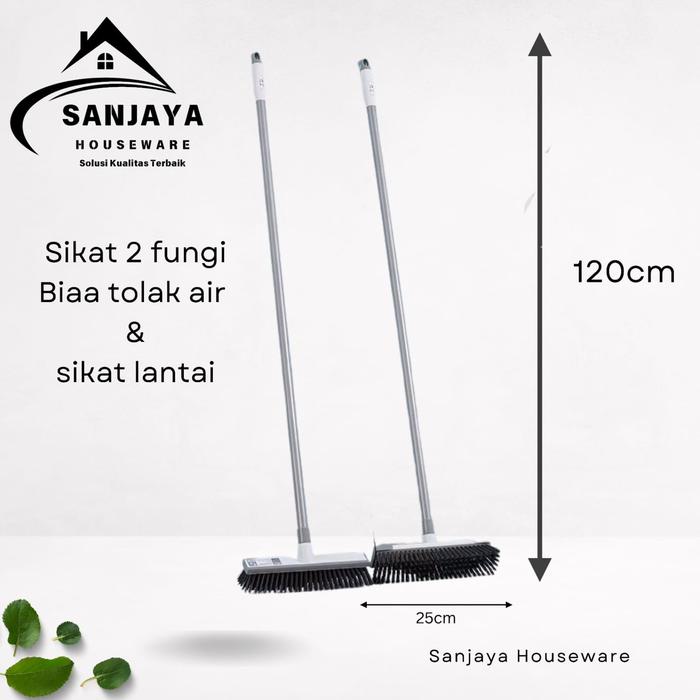 Gambar Sanjaya Houseware Sikat Sinar 1317 2 Fungsi Sikat Lantai & Tolak Air Bulu Keras 120cm x 25cm Sanjaya Houseware Solusi Kualitas Terbaik dari Sanjaya Houseware undefined Tokopedia