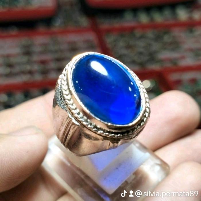 Gambar batu cincin biru king safir 1pcs - cincin, 6 dari Razan ikram undefined Tokopedia