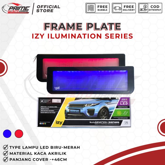 Gambar Tempat Plat Nomor Mobil Acrilic Akrilik Izy Lampu Led 46 Cm - B / R dari PRIME AUTO VARIASI undefined Tokopedia