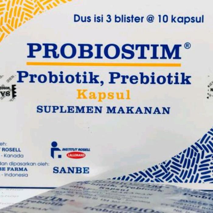 Gambar PROBIOSTIM / Prebiotik Probiotik / Bakteri Baik Pencernaan Sehat / BAB Lancar - BOX 30 Kapsul dari HealthyOne1 undefined Tokopedia