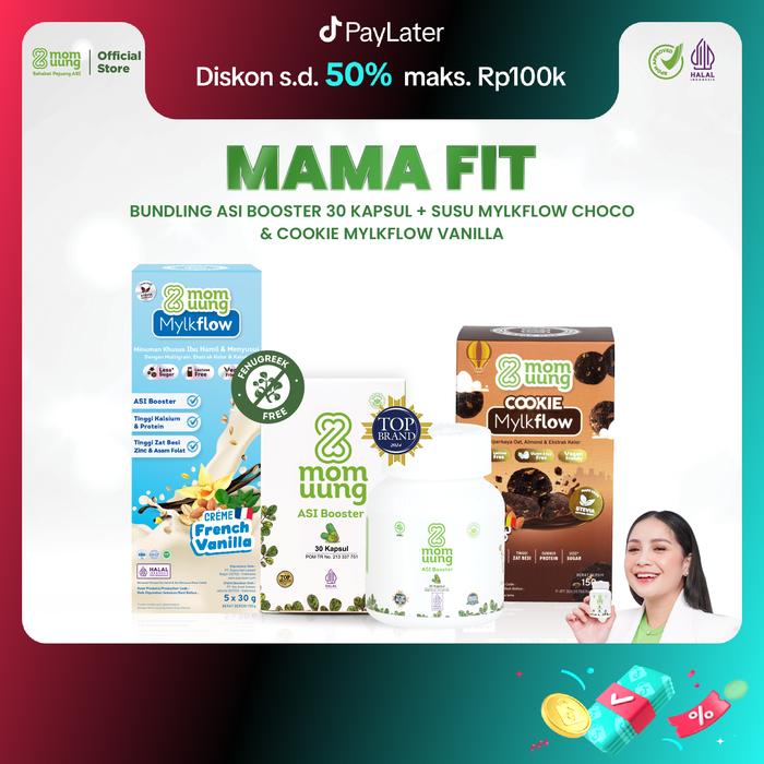 Gambar Mom Uung BOOSTER PACKAGE - ASI Booster + Susu Mylkflow 5 Sachet + Cookie Mylkflow - Pelancar ASI Halal BPOM - K30 + SUSU VANILLA + COOKIE COKLAT dari Mom Uung Official undefined Tokopedia