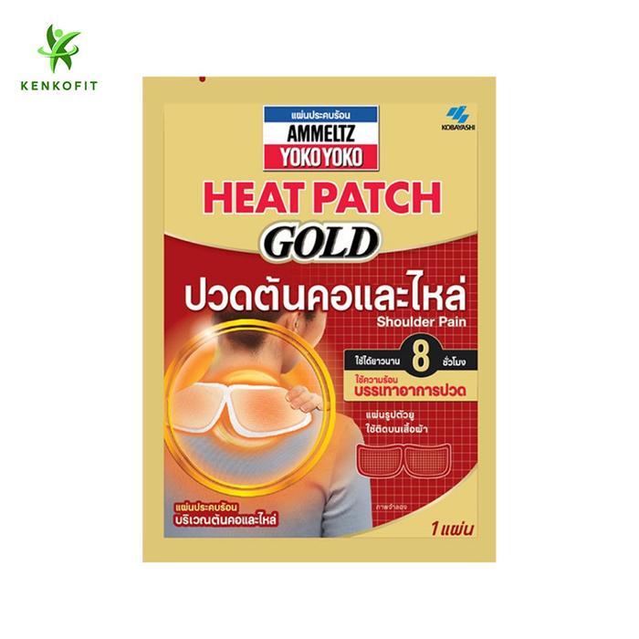 Gambar AMMELTZ YOKO YOKO HEAT PATCH GOLD SHOULDER PAIN PLESTER PEREDA NYERI ORIGINAL THAILAND - 1 pcs dari asbakkuncir undefined Tokopedia