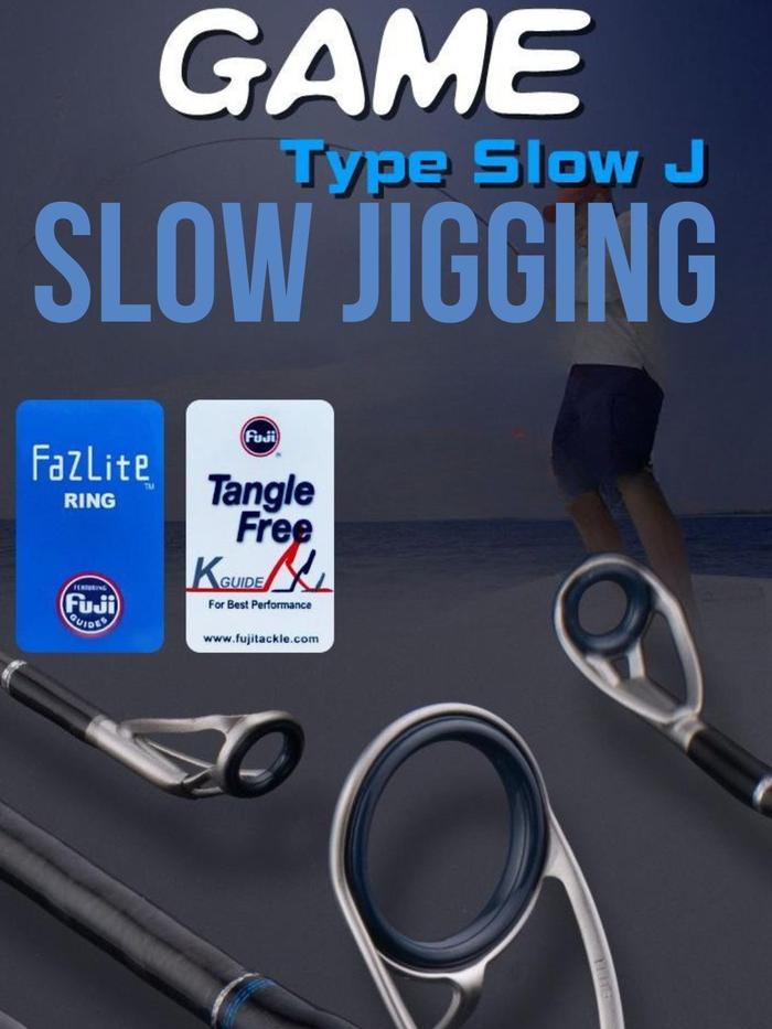 Gambar Joran Slow Jigging LureKiller Game Type J Slow Jigging S662, Cincin Full Fuji, Reel Seat Fuji, Panjang 198 dari Creightstore undefined Tokopedia