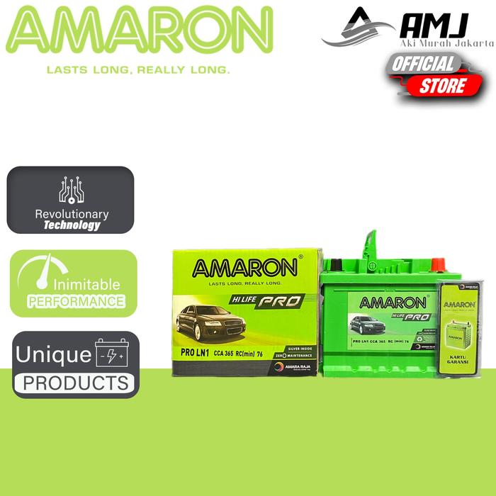 Gambar Amaron Hi Life Pro Aki Mobil Hyundai Stargazer LN1 / DIN45 - 45Ah Aki Kering - GOJEK/GRAB  dari Aki Murah Jakarta undefined Tokopedia