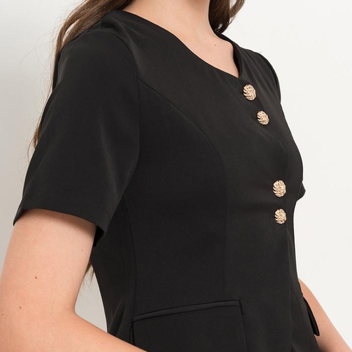 Gambar Chocochips - Laverna Top / Atasan Wanita Modis Lengan Pendek Model Depan Asimetris - Black, S dari Chocochips Boutique Kota Administrasi Jakarta Barat Tokopedia