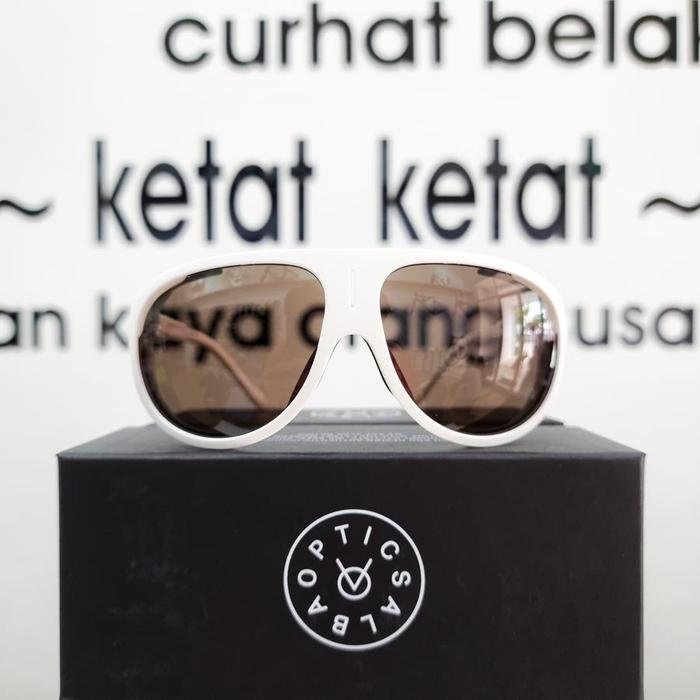Gambar Alba Optics Solo Sunglasses - White Frame - Kacamata Sepeda - Kacamata Olahraga - VZUM LEAF dari Bikes and Beyond undefined 3 Tokopedia