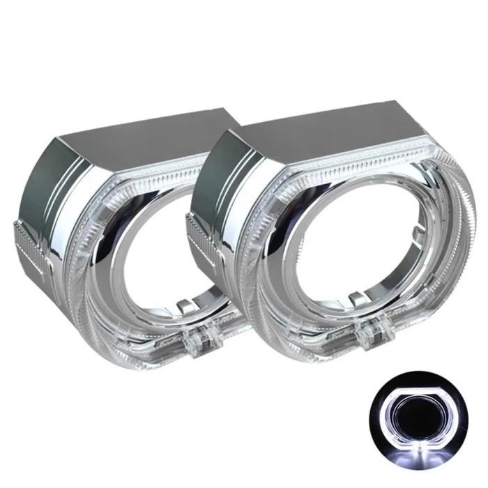 Gambar AES TURBO SE Experience 3 Warna 2.5 Inchi  | Lampu Headlamp BILED Projector Motor Mobil | Paket Lengkap Super Terang - BMW KLASIK KRISTAL, DE RGB + RELAY, PAKET 1 LAMPU dari RANAMOTOLIGHT undefined Tokopedia