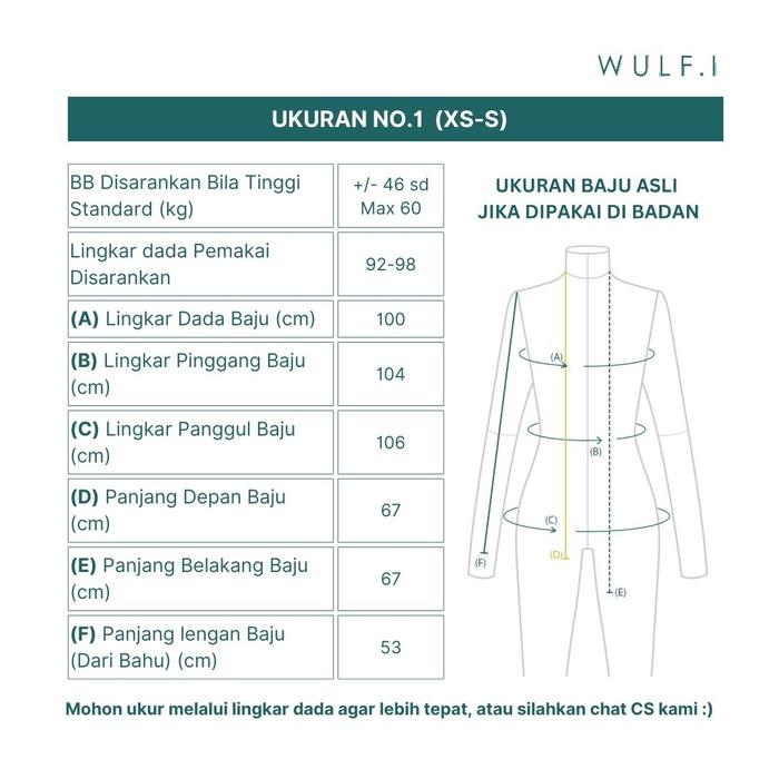 Gambar Wulfi Atasan Kemeja Kingpin Putih Off White/Kemeja Kantor Kasual Lengan Panjang/Blouse Jumbo Wanita - No 1 Ukuran XS-S dari Wulfi Modest undefined Tokopedia