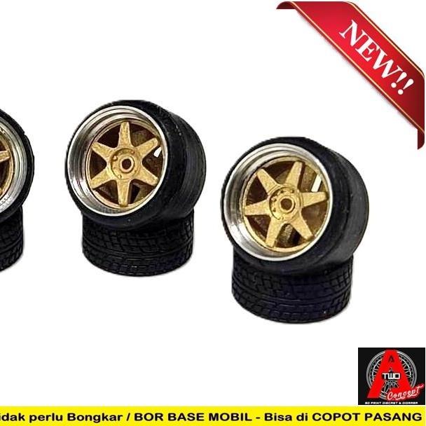 Gambar Ban Karet A2C PREMIUM ALLOY Rays TE37 TTA 10mm Free AXLE SELONGSONG TC37 - TC37 BRONZE, TANPA AXLE dari bankarethw64 undefined Tokopedia