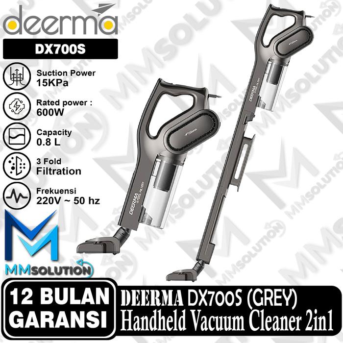 Gambar Vacuum Cleaner Deerma DX700 Multifunction Vacuum Cleaner Penyedot Debu - DX700S ABU-ABU  dari MM Solution ID undefined Tokopedia