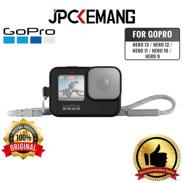 Gambar GoPro Sleeve + Lanyard For GoPro Hero Camera Silicone Case ORIGINAL - Black dari JPC Kemang undefined Tokopedia