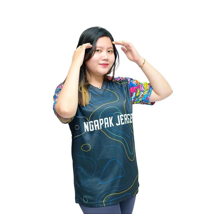 Gambar Jersey Bola Custom Doodle Art Full Printing Gratis Bebas Desain Bahan Dryfit Milano Sport - Atasan saja, Anak, S dari jersey ngapak undefined Tokopedia