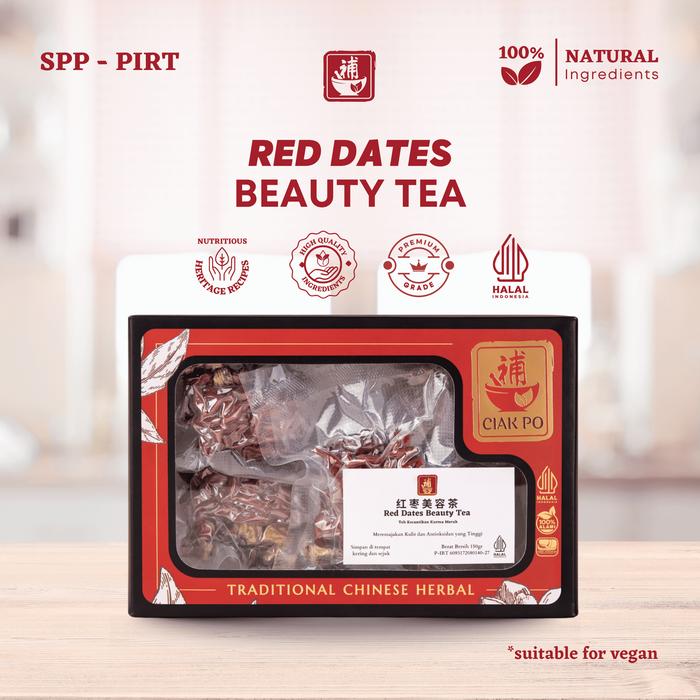 Gambar Red Dates Beauty Tea 5  Days Teh Kecantikan Menjaga Perawatan Kulit dari CIAKPO undefined Tokopedia