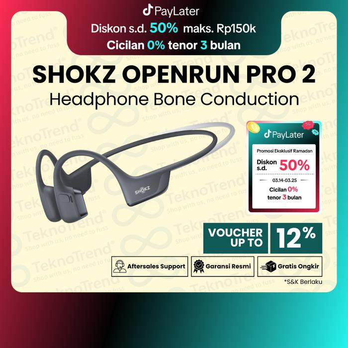 Gambar Shokz Openrun Pro 2 Headphone Bone Conduction Open Run Pro2 Standard Garansi Resmi - Silver dari TeknoTrend ID undefined Tokopedia