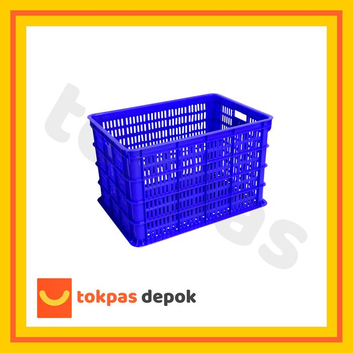 Gambar Keranjang Serbaguna Industri Lubang Container Industrial Green Leaf 2208 L Penyimpanan Plastik Hijau keranjang  tempat peralatan bayi keranjang baju bayi  shinpo bak ikan plastik box - Biru dari Toko Pasti Puas Depok undefined 5 Tokopedia