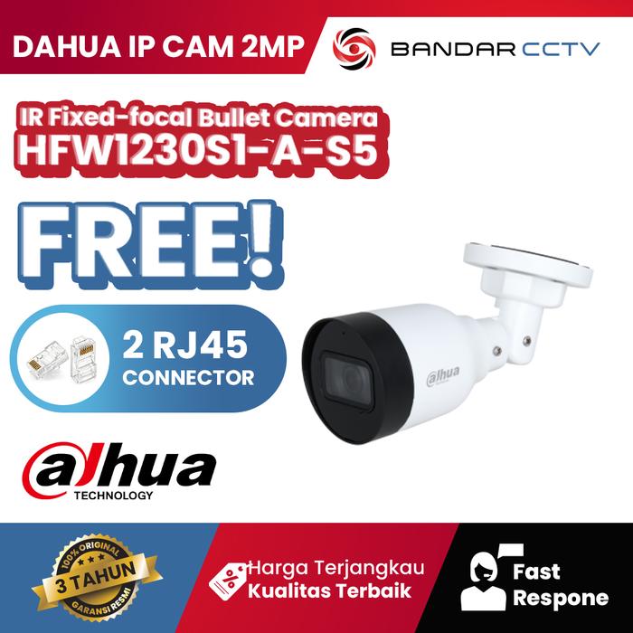 Gambar DAHUA HFW1230S1 A S5 IP Camera Audio IR Bullet Network Camera dari BANDARCCTVSURABAYA undefined Tokopedia