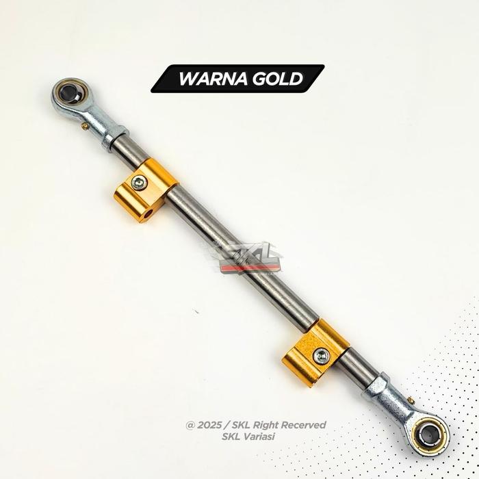 Gambar STANDHUB TAHANAN REM BELAKANG NINJA R SS M STAINLESS SET KLEM KABEL REM CNC - Gold dari SKL Variasi undefined Tokopedia