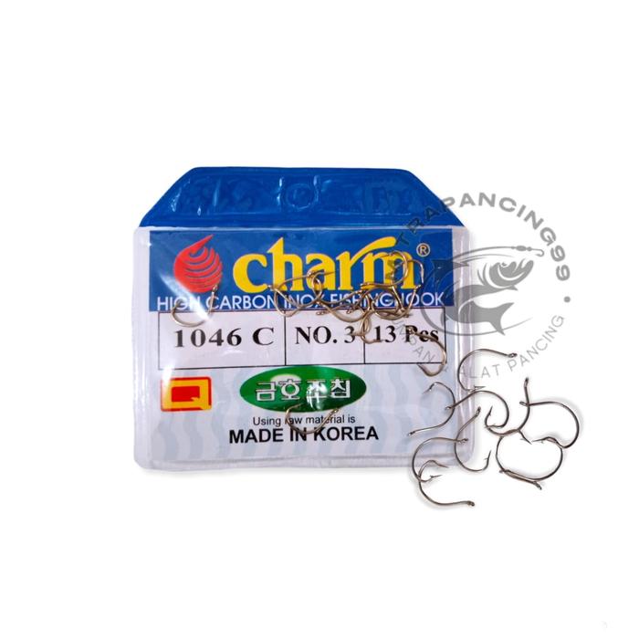 Gambar Mata Kail Charm 1046 C - Kail Pancing Size 2 - 5 - No. 2 dari Mitra Pancing 99 undefined Tokopedia
