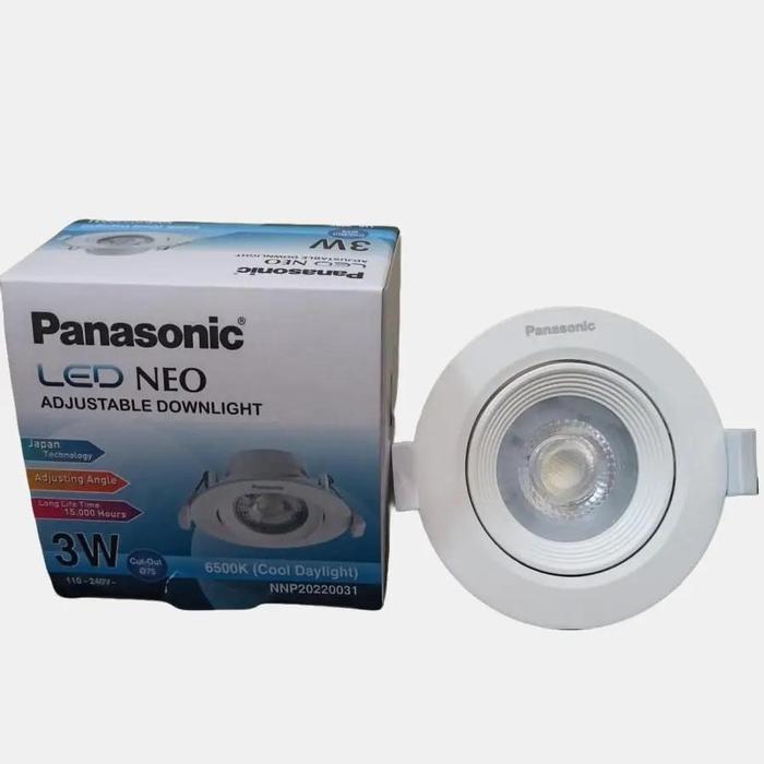 Gambar Lampu LED Spot Light Spotlight Cob Dowlight Sorot Panasonic 3 watt 3W - Putih dari Component jaya undefined Tokopedia
