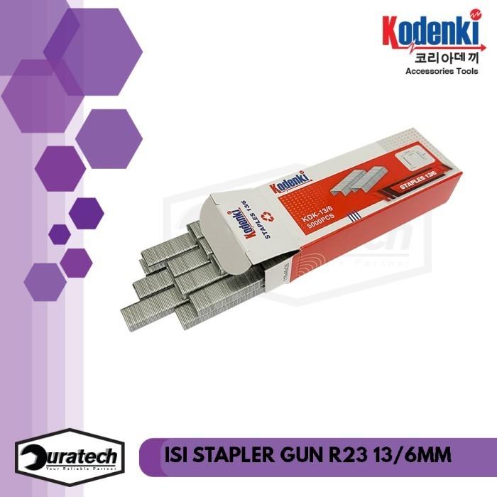 Gambar Kodenki Isi Staples 13/6 R23 Isi Refill Hekter Stapler Gun Tacker 6MM - Anak Hekter Stepler Gun Tangan Tembak Manual 13 6MM 5000pcs - Isi Staples Gun Stepler Steples Stapler Tembak Hekter 6mm 6 mm R23 Isi Refill Gun Rapide Rapid dari Selandaysmarket undefined Tokopedia