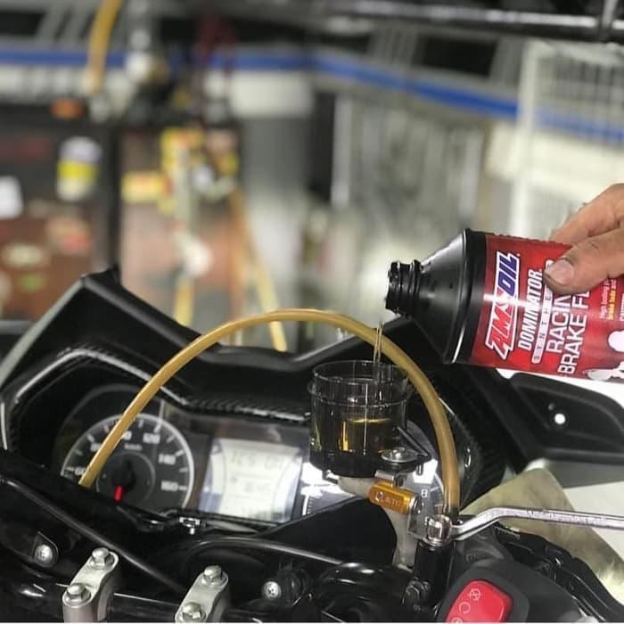 Gambar BRAKE FLUID AMSOIL DOT 4 SYNTHETIC RACING MINYAK REM AMSOIL DOMINATOR dari Alam Yuliawati Market undefined Tokopedia