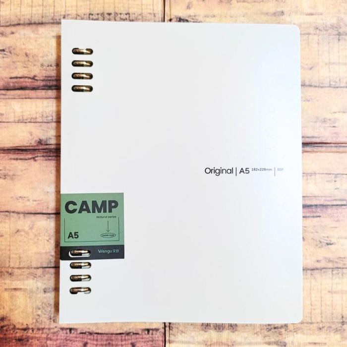 Gambar Map Binder Wengu Camp Original B1075 A5 B5 Plus Loose Leaf dan Divider - Green , A5 dari Comart Store undefined Tokopedia